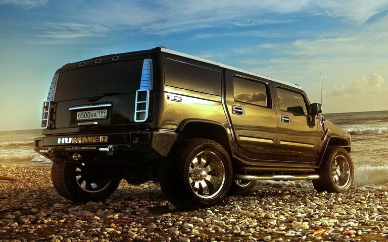 Hummer: The Beast of the Beach 🏖️🚙 Wallpaper - Download to your mobile ...