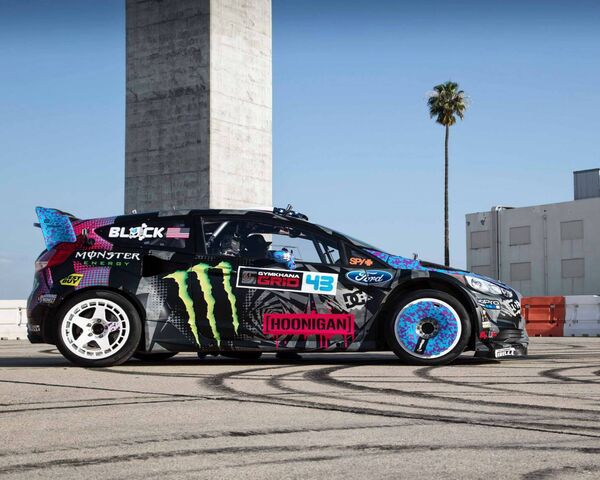 Watch Ken Block drift his way across Las Vegas in his bespoke Audi S1  Hoonitron  GQ India