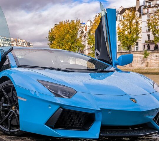 بلو لامبورجيني الخلفية تحميل إلى هاتفك النقال من Phoneky