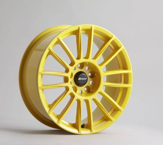 Vibrant Performance: Spoon Sports Yellow Wheel Wallpaper - Download to ...