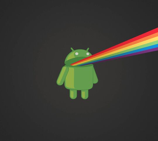 Android Rainbow Wallpaper - Download to your mobile from PHONEKY