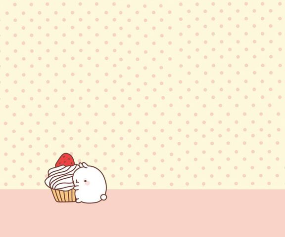 Cupcake Bunny Molang Wallpaper - Download to your mobile from PHONEKY