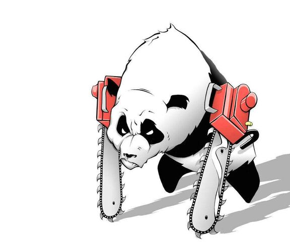 ダークアンディパンダ壁紙 - PHONEKYから携帯端末にダウンロード, 画像サイズ:576x480