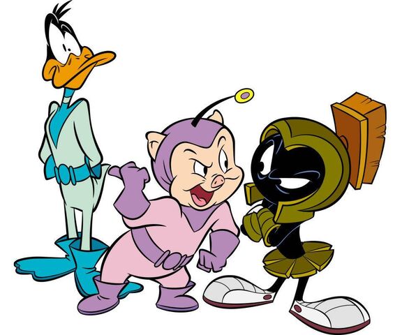 duck dodgers background