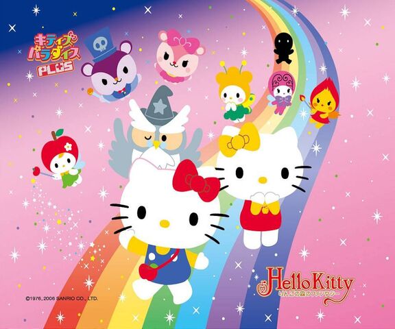 Hello Kitty's Magical Adventure 🌈 Wallpaper - Download to your mobile ...
