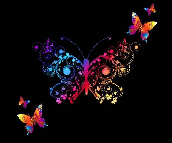 Abstract Butterflies Wallpaper - Download to your mobile from PHONEKY