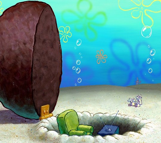 Patrick Star House Wallpaper - Download to your mobile from PHONEKY