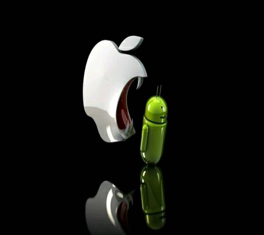 Apple Vs Android Wallpaper - Download to your mobile from PHONEKY