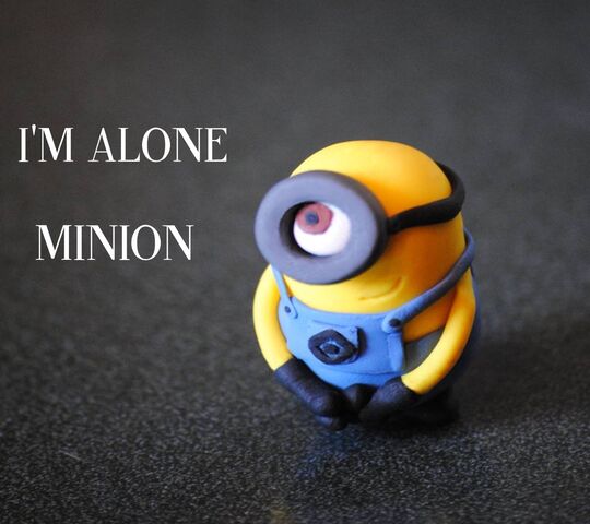 Im Alone Minion Wallpaper - Download to your mobile from PHONEKY