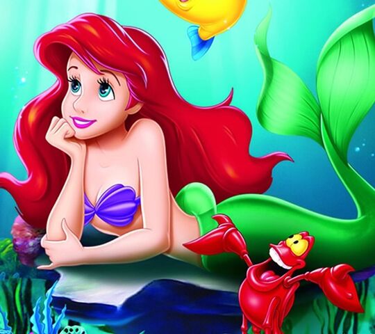 アリエルの水中アドベンチャー🌊✨壁紙 - PHONEKYから携帯端末に