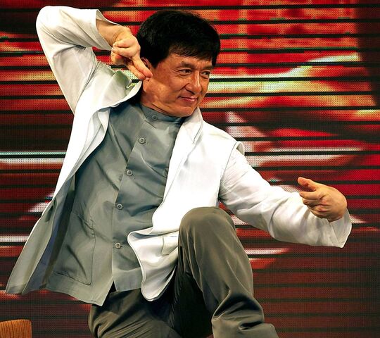 Jackie Chan Strength Mobile Hd Desktop Photos
