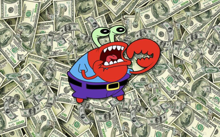 Mr Krabs Wallpaper  Download to your mobile from PHONEKY