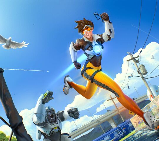 Tăng tốc hành động: Cuộc phiêu lưu của Tracer! 🚀