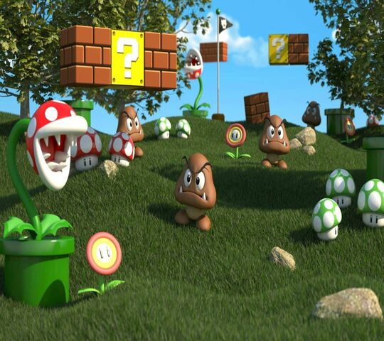 Mario World 3D Wallpaper - Download to your mobile from PHONEKY