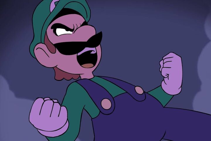 Furious Luigi: The Unleashed Hero! 💥 Wallpaper - Download to your ...