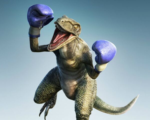 Raging Raptor: The Ultimate Fighter 🦖🥊 Wallpaper - Download to your ...