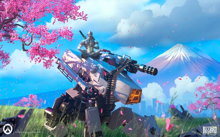 Genji's Blossom: Vũ điệu của thép và thanh thản 🌸🤖