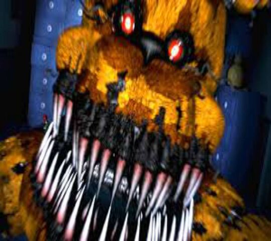 Nightmare Fredbear, five nights at freddys, fnaf, HD phone wallpaper