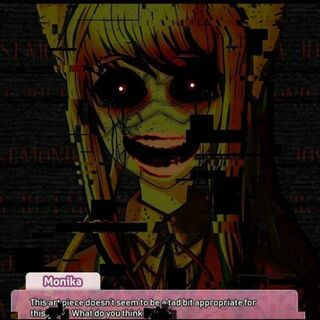 Very Scary Monika Wallpaper - Download to your mobile from PHONEKY