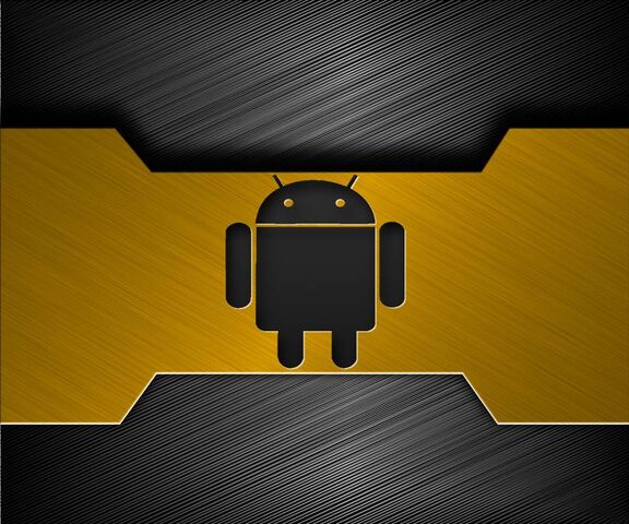 Shiny Android: The Golden Era of Tech Wallpaper - Download to your ...