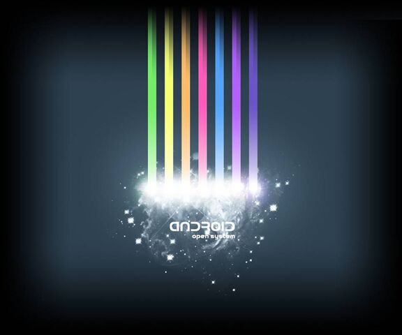 Android's Colorful Spectrum 🌈 Wallpaper - Download to your mobile from ...