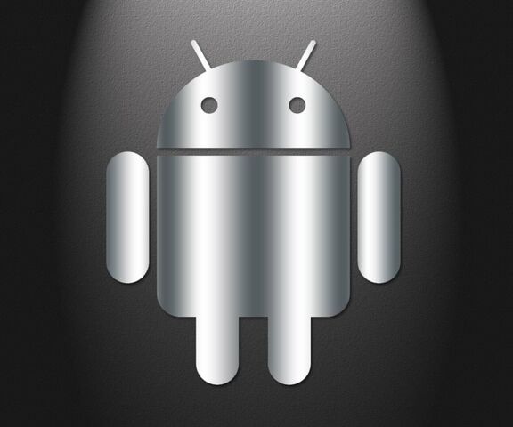 Shiny Android: The Future in Metal Wallpaper - Download to your mobile ...