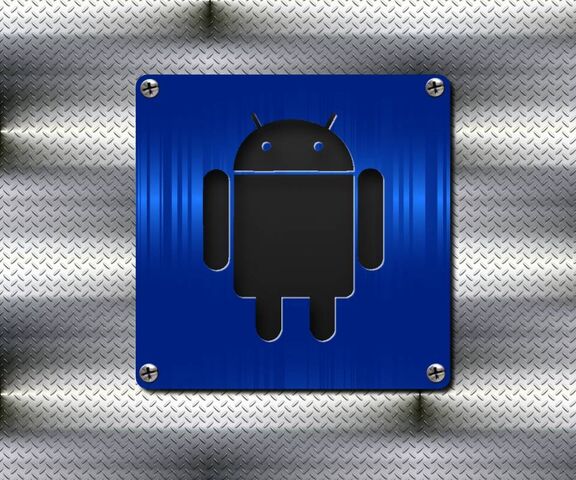 Android Blue: The Tech Icon in Style 💙🤖 Wallpaper - Download to your ...