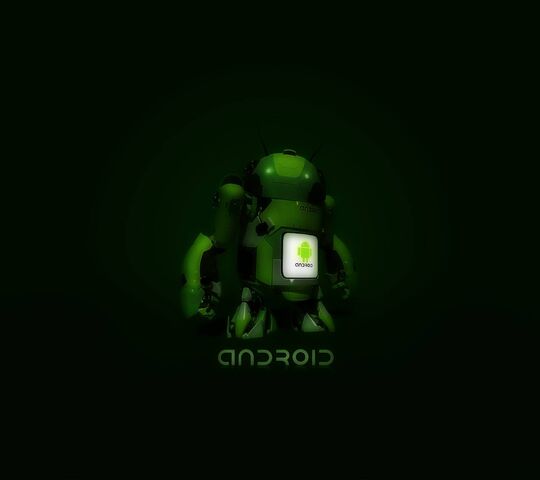 Emerald Android: The Future in Green 🌱🤖 Wallpaper - Download to your ...