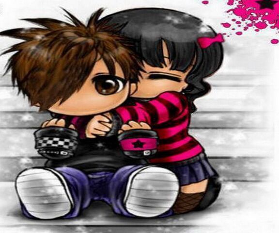Cute Emo Love Wallpaper  Download to your mobile from PHONEKY