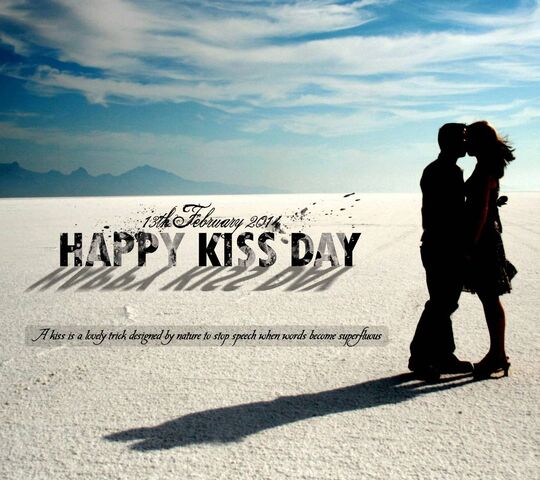 Happy Kiss Day Wallpaper - Download to your mobile from PHONEKY
