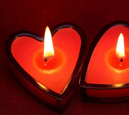 Heart Candle Wallpaper - Download to your mobile from PHONEKY