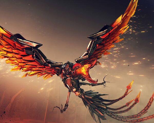Mecha Phoenix Wallpaper - Download to your mobile from PHONEKY