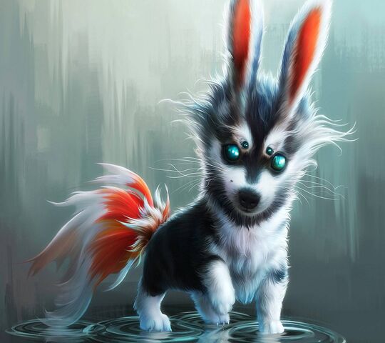 Fantasy Puppy Wallpaper - Download to your mobile from PHONEKY