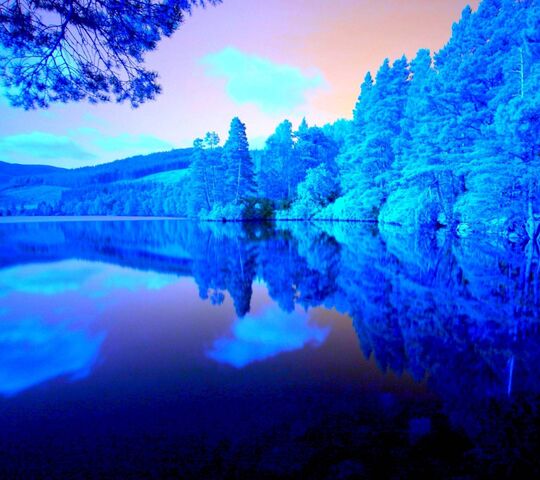 Blue Landscape Wallpaper - Download to your mobile from PHONEKY