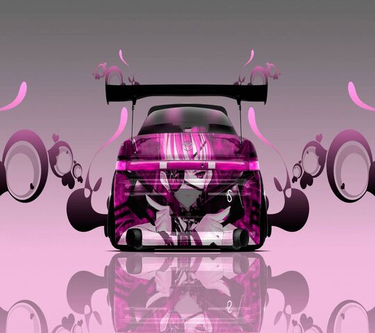 Vibrant Speed: The Pink Racer Wallpaper - Download to your mobile from ...