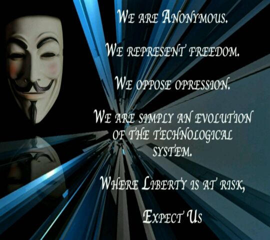 Anonymous Blue Wallpaper - Download to your mobile from PHONEKY