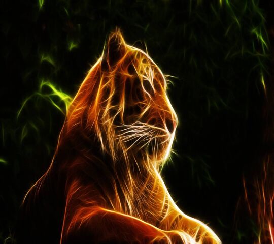 Abstract Tiger Wallpaper - Download to your mobile from PHONEKY