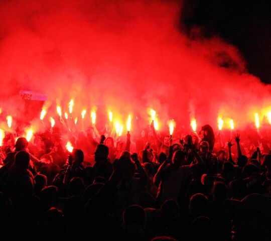 Fiery Passion: The Pyro White Blue Spectacle Wallpaper - Download to ...