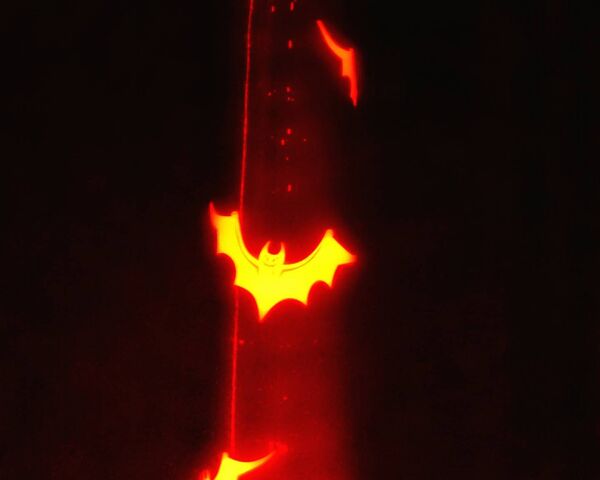 The Enigmatic Glow of the Red Bat 🦇 Wallpaper - Download to your mobile ...