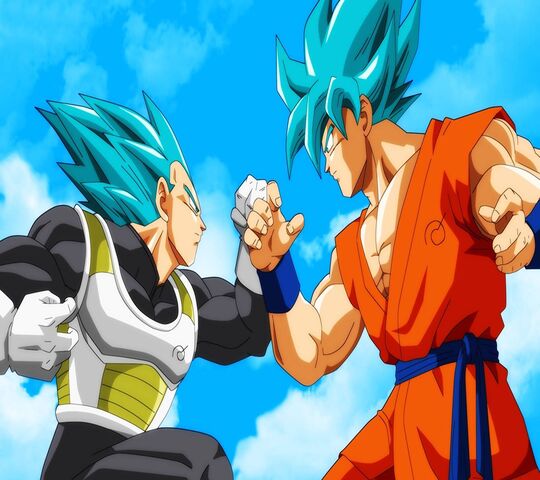 Goku Vs Vegeta 2016 Wallpaper - Download to your mobile from PHONEKY