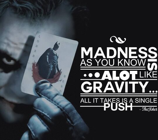Joker Quote Wallpaper - Download to your mobile from PHONEKY