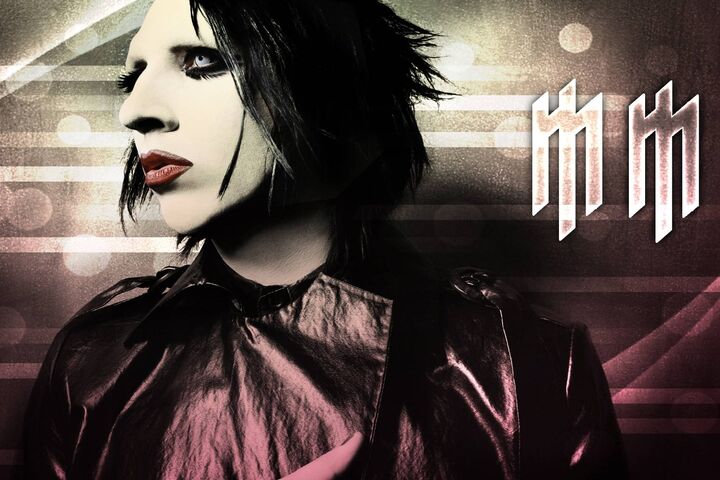 ダークアイコン：マリリン・マンソンの謎めいた存在感壁紙 - PHONEKY