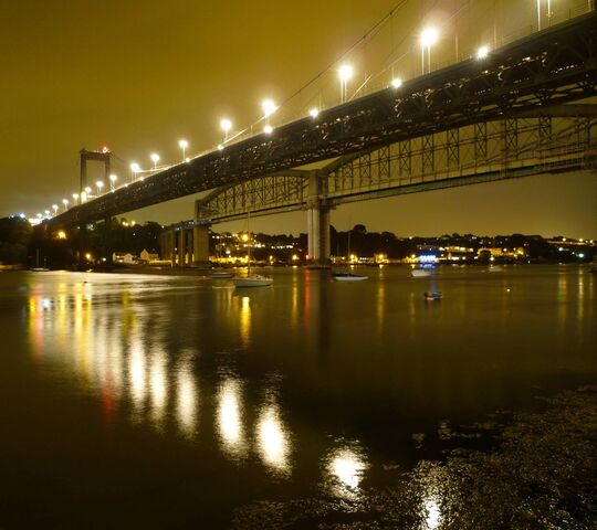 Night Bridge Wallpaper - Download to your mobile from PHONEKY
