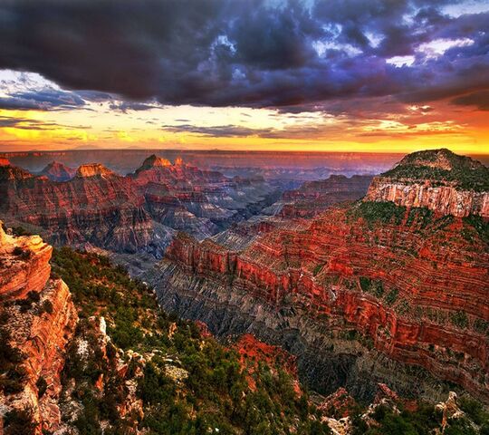 Awesome Sunset Hd Wallpaper - Download to your mobile from PHONEKY