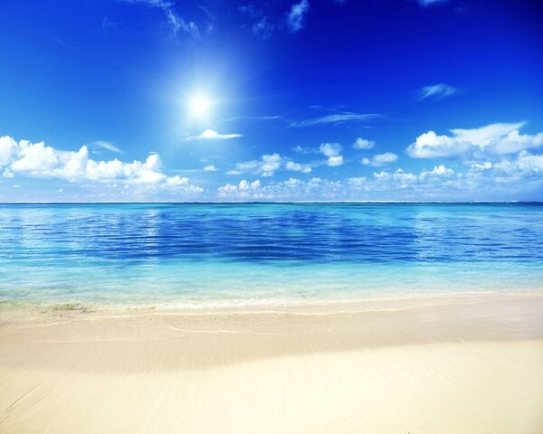 Blue Beach Wallpaper - Download to your mobile from PHONEKY