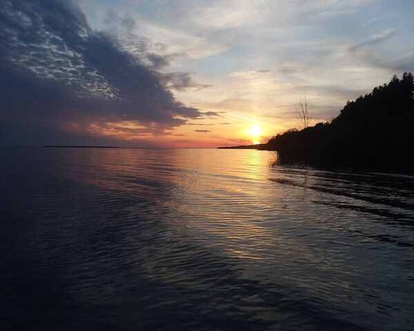 Lake Michigan Sunset Wallpaper - Download to your mobile from PHONEKY