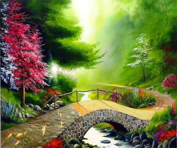 Colorful Bridge Wallpaper - Download to your mobile from PHONEKY