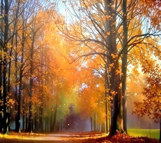 Autumn Painting Wallpaper - Download to your mobile from PHONEKY