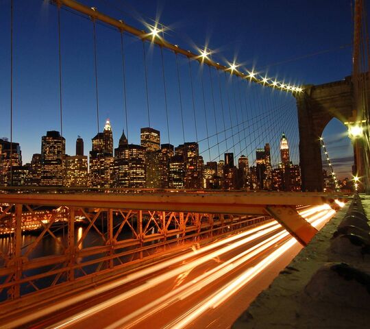 Bridge At Night Wallpaper - Download to your mobile from PHONEKY
