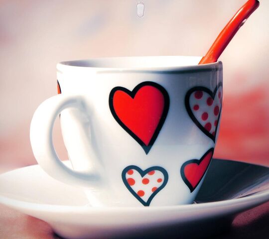 Heart Cup Wallpaper - Download to your mobile from PHONEKY